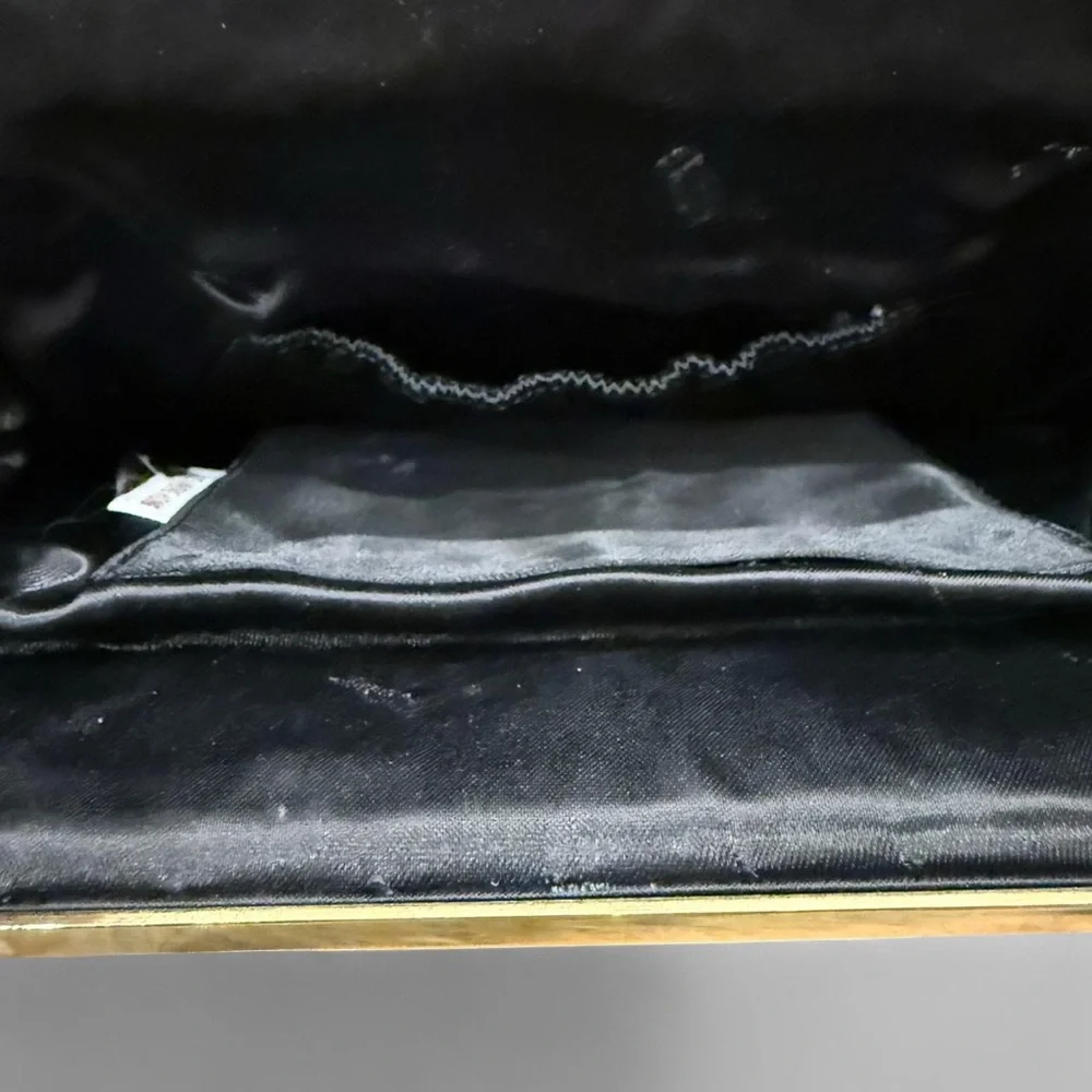 Dalill Vintage 1950’s Bugle Seed Evening beaded floral clutch bag